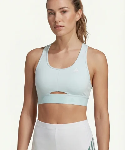 adidas shine tape sports bra