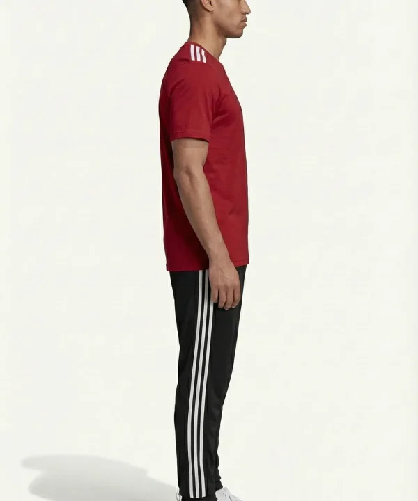 adidas red sports men shirt