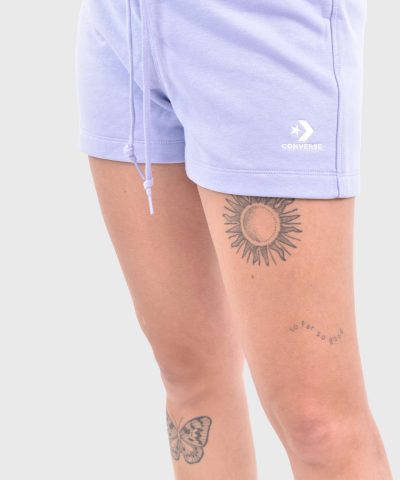 converse women blue shorts