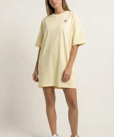 jordan essential yellow t-shirt dress