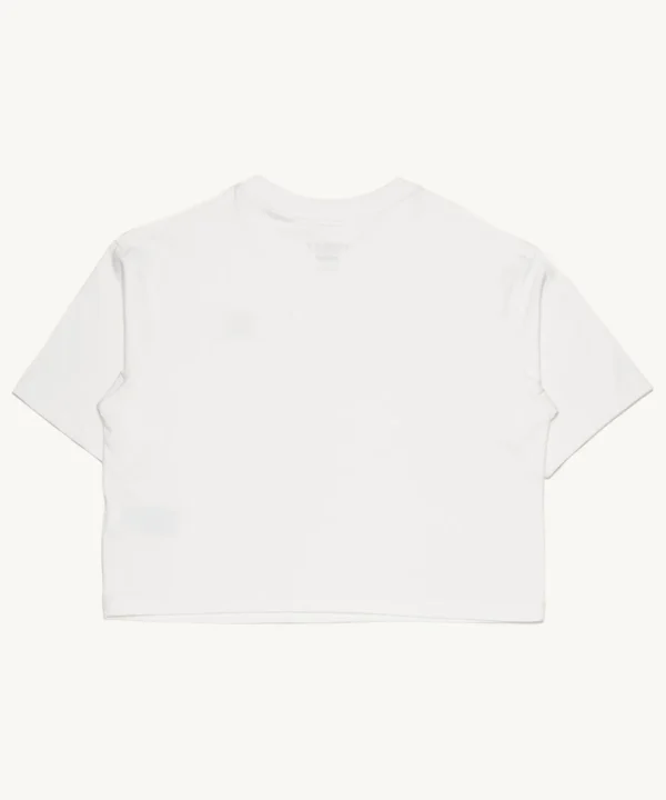jordan white boxy essential shirt