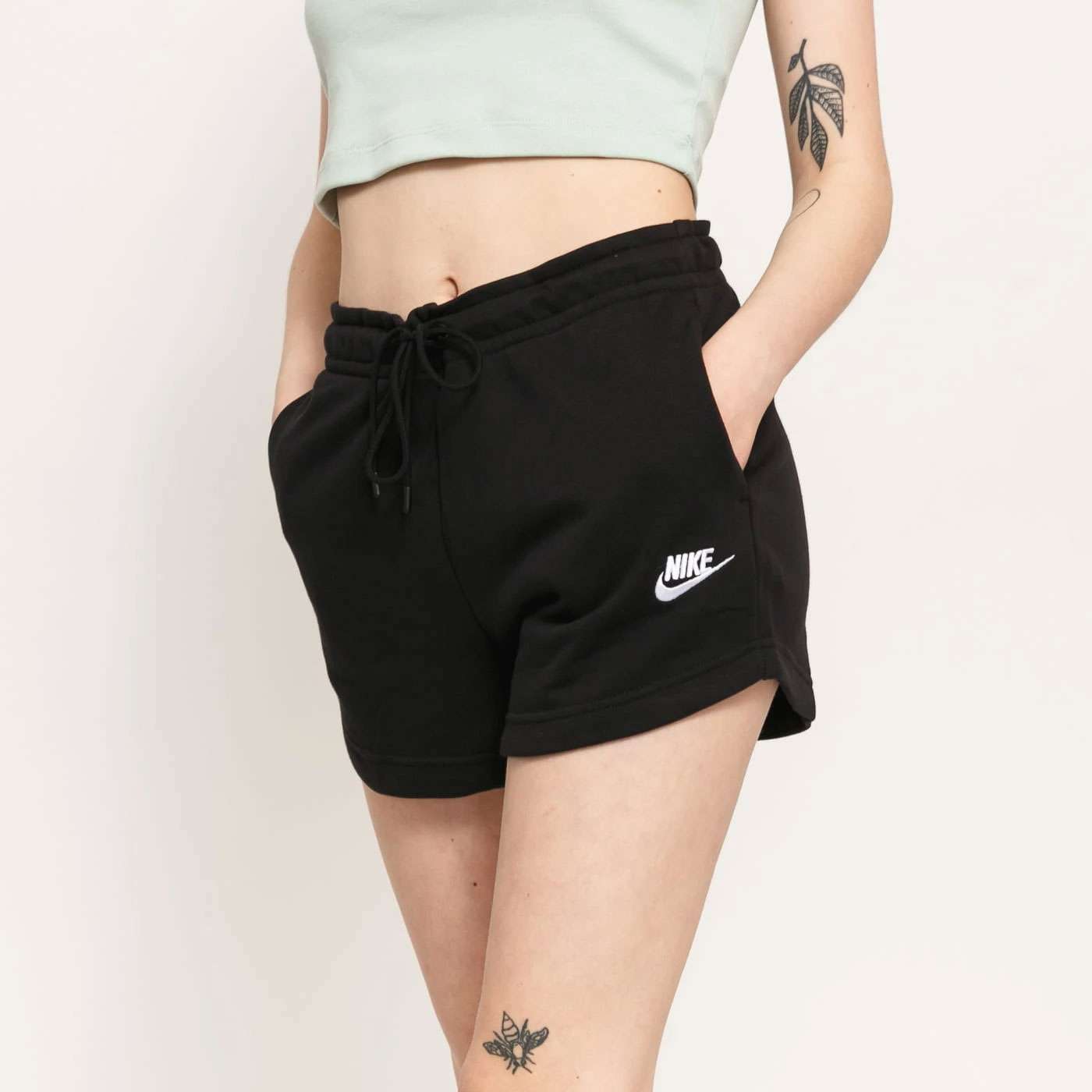 nike essential french terry shorts