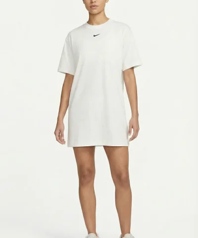 nike essential white t-shirt dress
