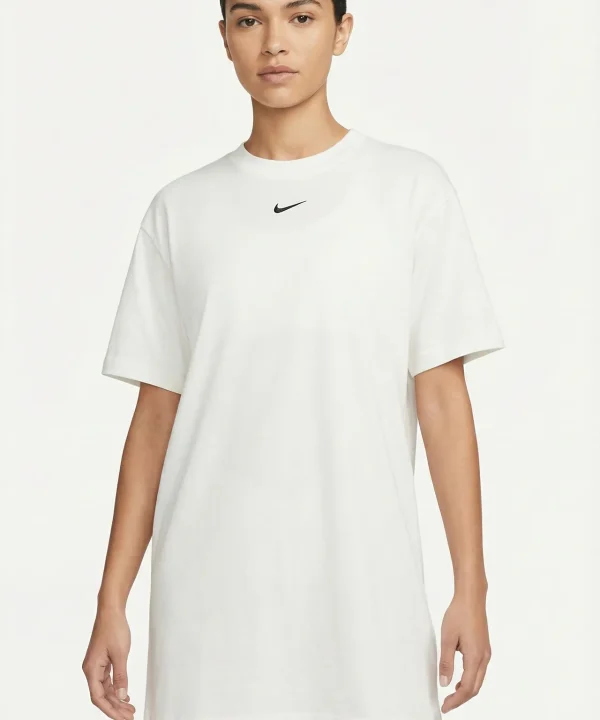 nike white essential shirt dress