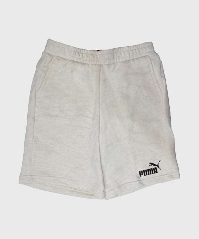 puma junior white shorts