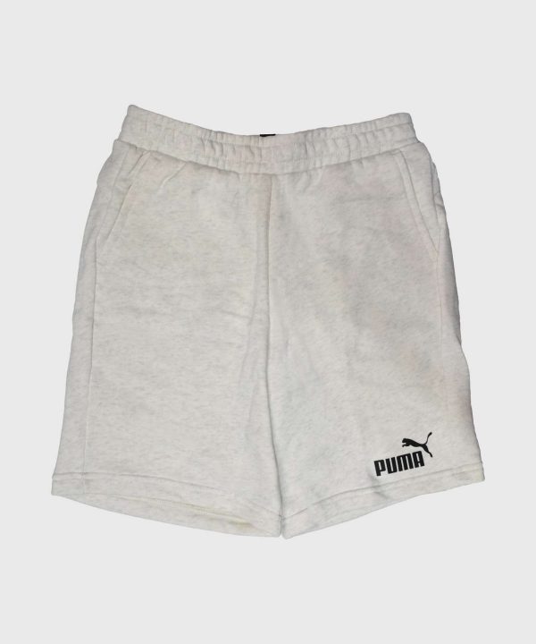 puma junior white shorts