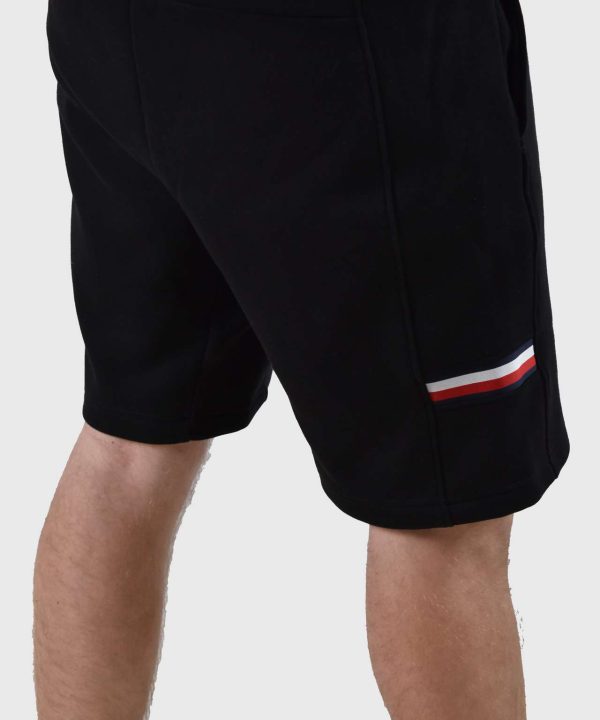 tommy hilfiger men black shorts