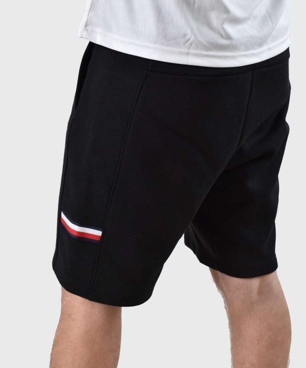 tommy hilfiger men black shorts
