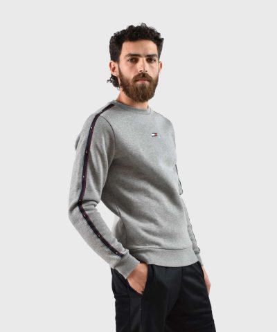 tommy hilfiger men grey sweatshirt