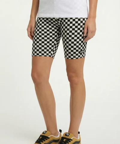 vans flying checkboard cycle shorts