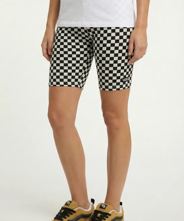 vans flying checkboard cycle shorts