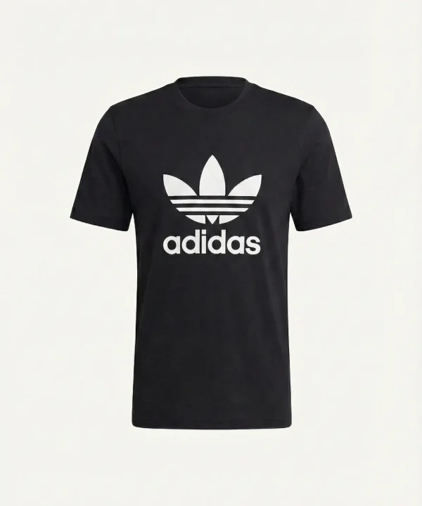 adidas logo black shirt