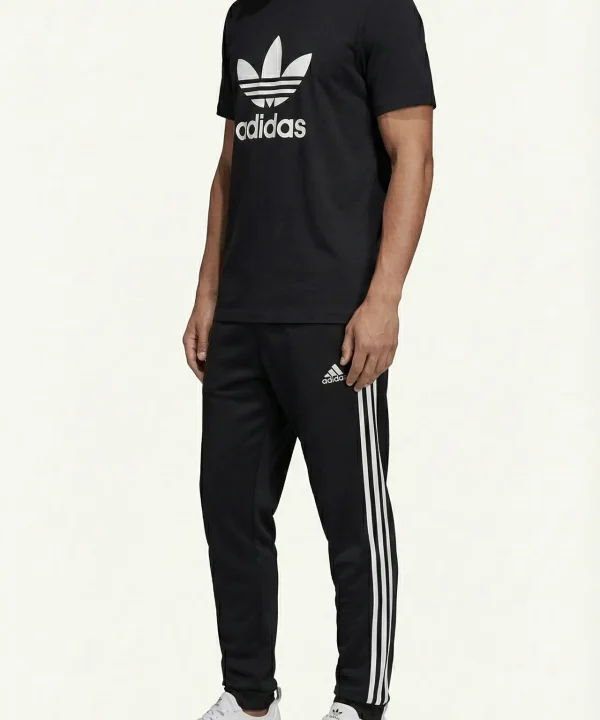 adidas trrefoil black logo shirt