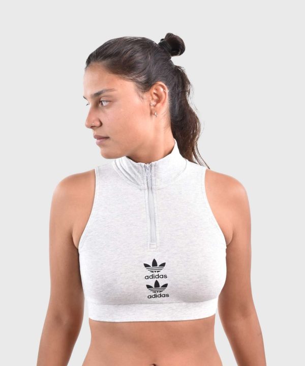 טופ לנשים אדידס - Adidas Logo Play Cropped Tank Top