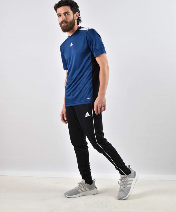 adidas men blue sport t-shirt
