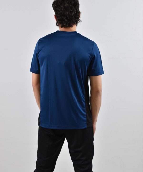 adidas men blue sport t-shirt