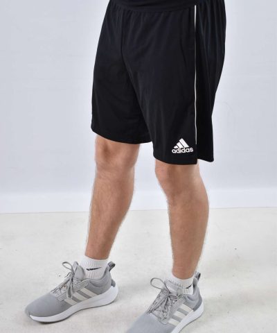 adidas men sports black shorts