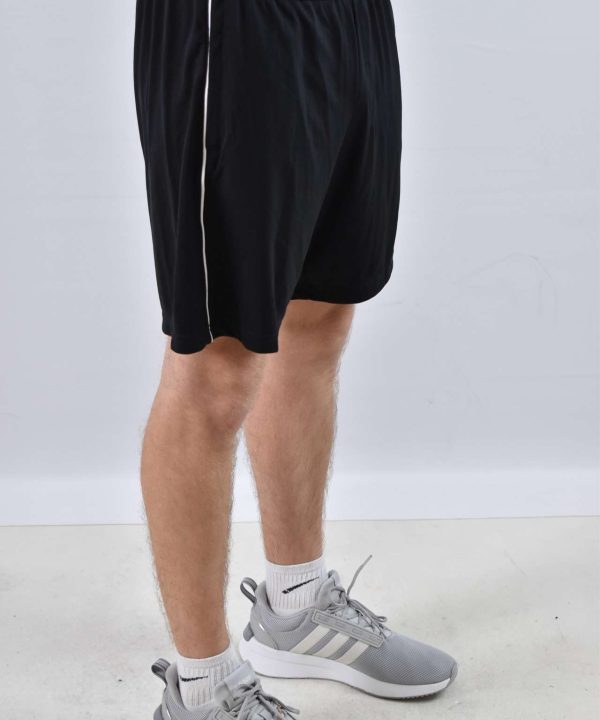 adidas men sports black shorts