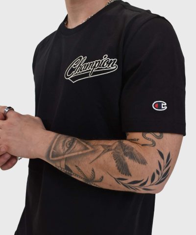 champion rochester black t-shirt