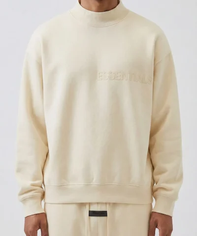 fear of god essentials eggsheel sweatshirt