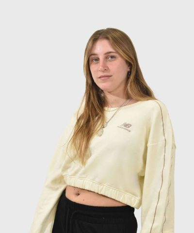 new balance cropped sweatshirt