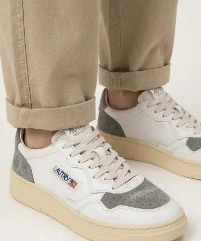 autry medalist low grey white sneakers