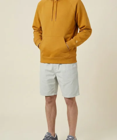 carhartt wip yellow men hoodie