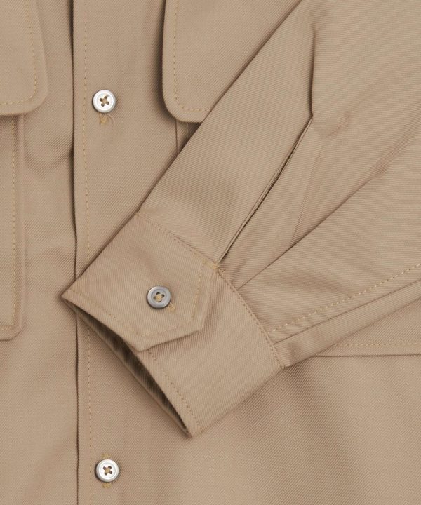 dickies work boxy sand shirt