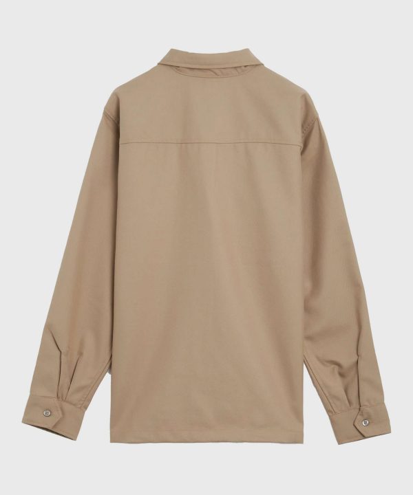 dickies work boxy sand shirt