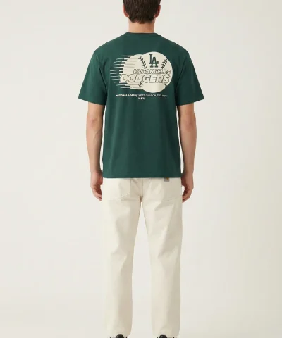 new era green la dodgers shirt