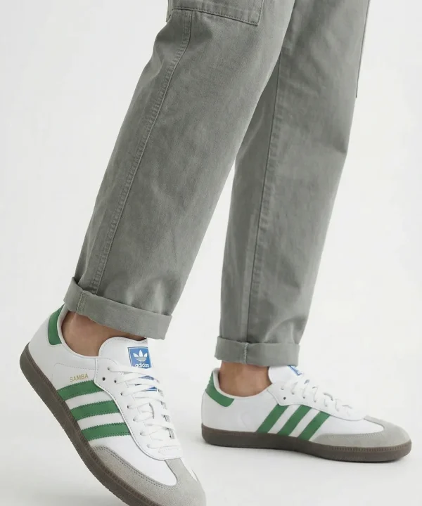 adidas samba white green women