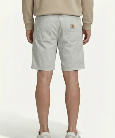 carhartt wip grey flint shorts