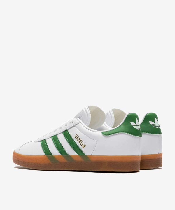 gazelle adidas בצבע לבן ירוק
