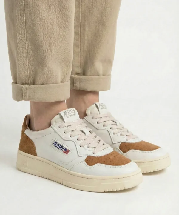 autry women brown sneakers