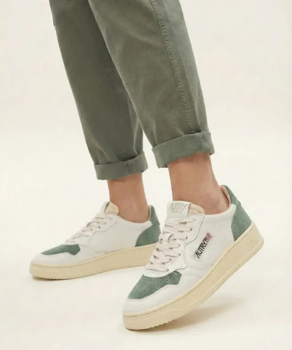 autry women light green sneakers