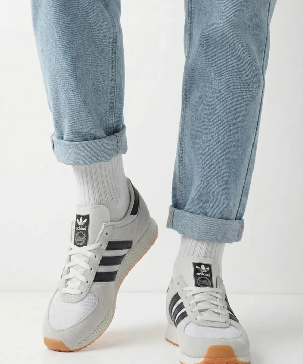 adidas grey black women sneakers