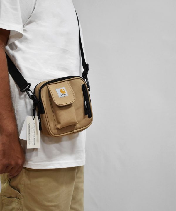 carhartt wip light brown essential pouch