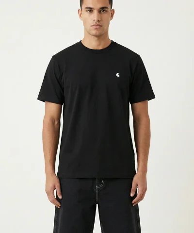 Carhartt WIP Madison T-Shirt - חולצה שחורה קצרה קארהארט