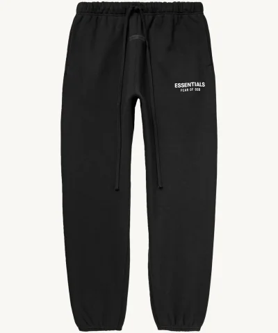 fear of god essentials sweatpants black