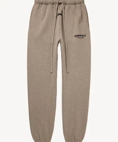 fear of god essentials sweatpants brown
