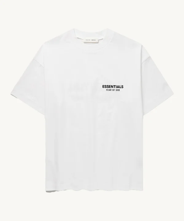 fear of god essentials white shirt