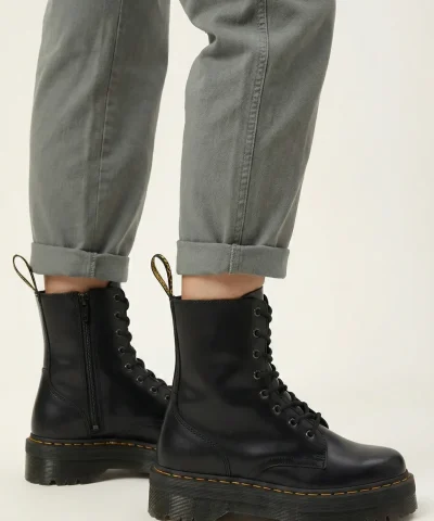 black platform boots dr martens