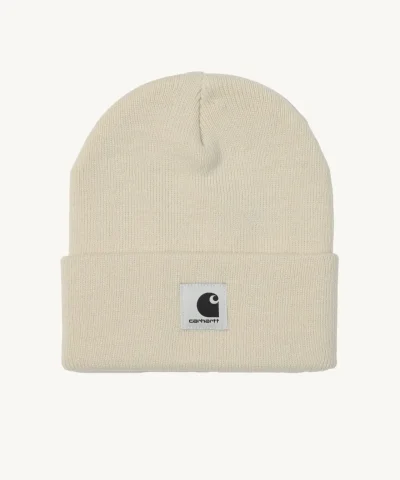 carhartt wip white ashley beanie