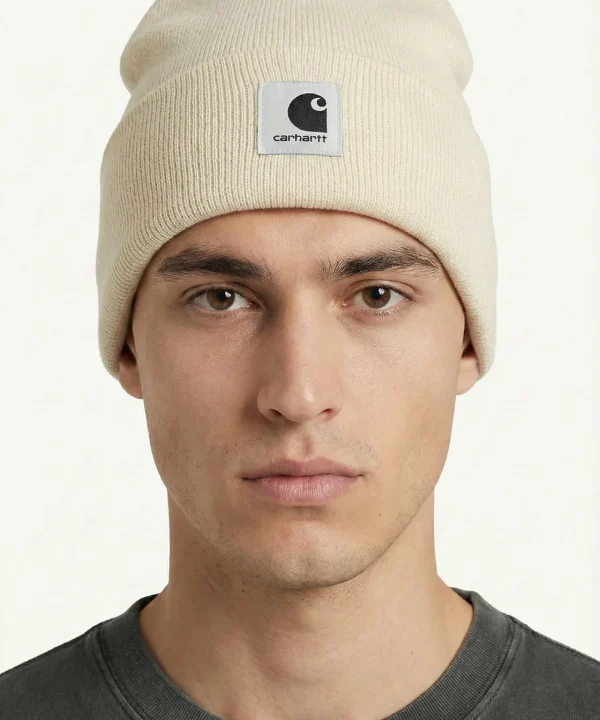 carhartt wip white men beanie