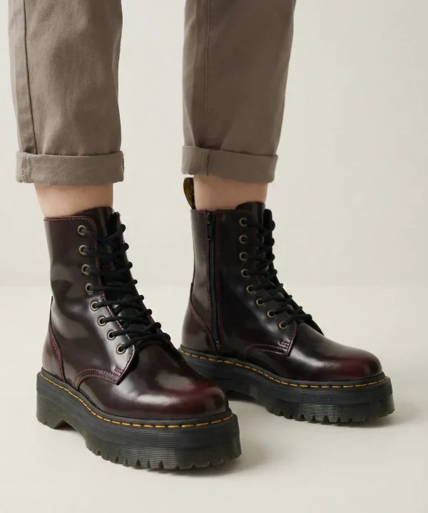 dr martens jadon cherry red