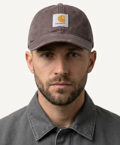 carhartt wip canvas cap brown