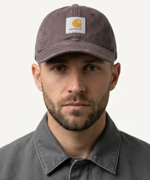 carhartt wip canvas cap brown