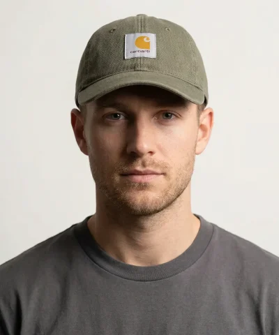 carhartt wip canvas cap olive