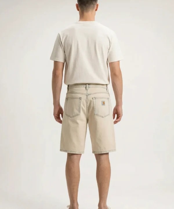 carhartt wip men beige short