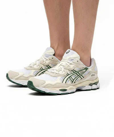 Alternative view of Asics GEL-NYC - סניקרס אסיקס ירוק בז' גברים